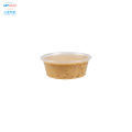 Custom Logo Mini 1Oz 2Oz 3Oz Pp Disposable Plastic Soy Souffle Portion Cup With Lids  For Honey 1 1.5 2 3 4 5 8 Oz